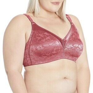 Bali Bra 42C No Underwire Cool Comfort Classic Support In Mauve Glow